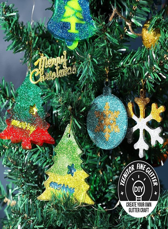 ECLET مجموعة إيكليت من 12 لونًا من مسحوق الراتنج الناعم جدًا، مسحوق راتنج فائق النعومة، مناسب للأظافر، وحرف يدوية متنوعة لفن راتنج الإيبوكسي، وشعر الجسم والوجه، وصناعة الشموع. - Image 3